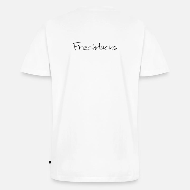 Frechdachs Kind Kleinkind frech Geschenk - Männer Premium Bio T-Shirt mit V-Ausschnitt - Weiß
