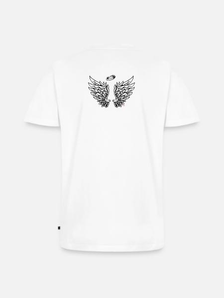 Wings Wings Angel Wings Flying - Men's Premium Organic T-shirt with V-neck - white