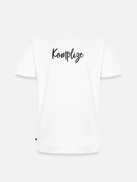 Komplize Freund Partner Geschenk - Männer Premium Bio T-Shirt mit V-Ausschnitt - Weiß