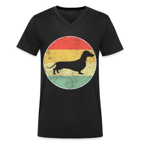Dackel Dachshund Hundehalter Geschenk - Männer Bio-T-Shirt mit V-Ausschnitt von Stanley & Stella