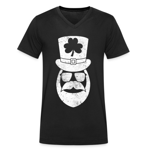 Irisch Kobolt St. Patrck's Day Geschenk - Männer Bio-T-Shirt mit V-Ausschnitt von Stanley & Stella