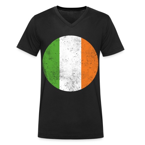 Irische Flagge St. Patrick's Day Retro - Männer Bio-T-Shirt mit V-Ausschnitt von Stanley & Stella