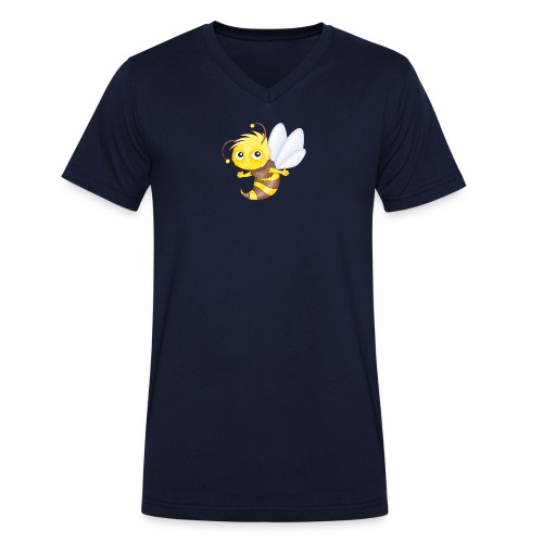kleine Biene - Stanley/Stella Männer Bio-T-Shirt mit V-Ausschnitt