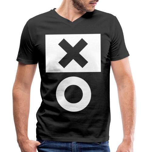 XO Black - Männer Bio-T-Shirt mit V-Ausschnitt von Stanley & Stella