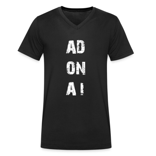 AD ON AI - Männer Bio-T-Shirt mit V-Ausschnitt von Stanley & Stella