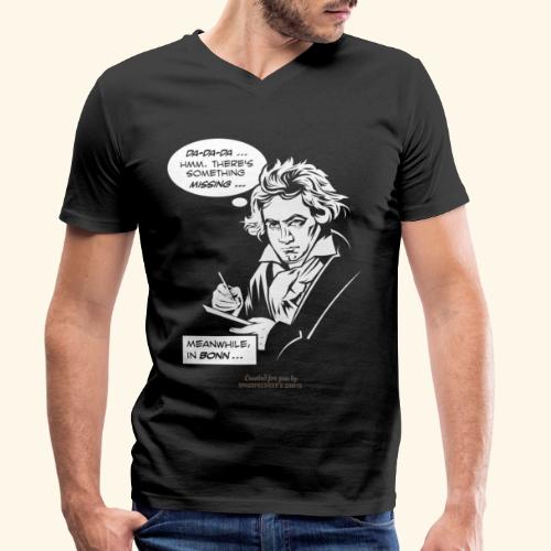 Beethoven beim Komponieren - Männer Bio-T-Shirt mit V-Ausschnitt von Stanley & Stella