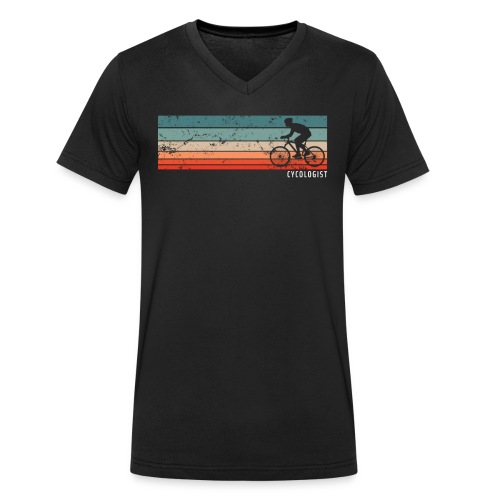 Cycologist Fahrrad Fahrradfahrer Bike - Männer Bio-T-Shirt mit V-Ausschnitt von Stanley & Stella