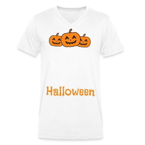 Taloustilanteesta johtuen tää on mun Halloweenasu - Stanley/Stella miesten V-aukkoinen luomu-t-paita