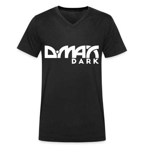 Dmaxdark_logo - Men's Organic V-Neck T-Shirt by Stanley & Stella