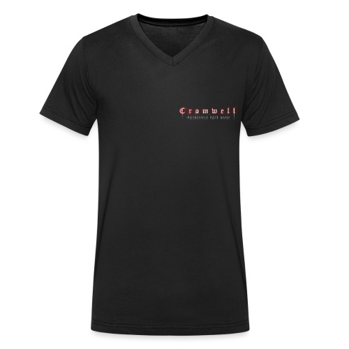 Cromwell RGB LOGO 600dpi black transparent png - Männer Bio-T-Shirt mit V-Ausschnitt von Stanley & Stella