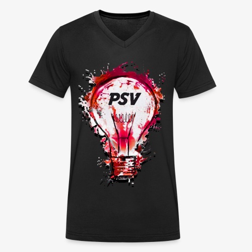 light bulb psv - Mannen bio T-shirt met V-hals van Stanley & Stella