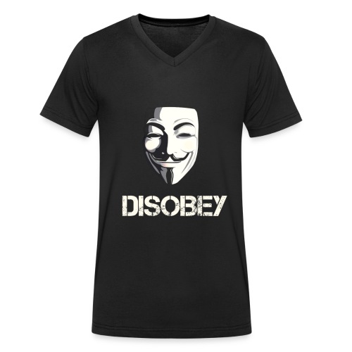 Anonymous Disobey gif - Stanley & Stellan miesten luomupikeepaita