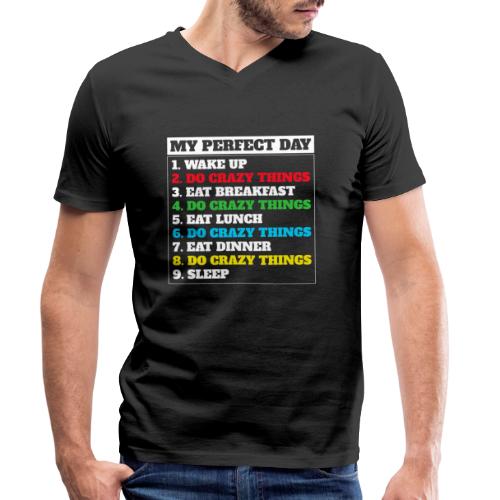 Mach verrückte Sachen - To Do Liste - Stanley/Stella Männer Bio-T-Shirt mit V-Ausschnitt