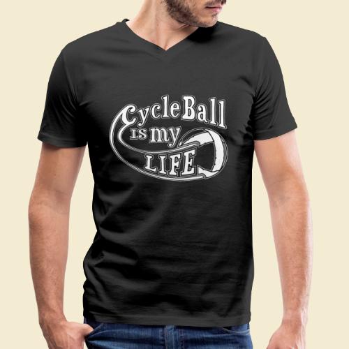 Radball | Cycle Ball is my Life - Stanley/Stella Männer Bio-T-Shirt mit V-Ausschnitt