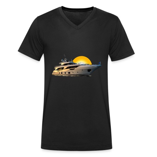 Yacht - Stanley/Stella Männer Bio-T-Shirt mit V-Ausschnitt