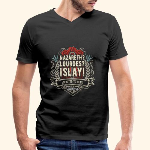 Whisky Lustiger Spruch Nazareth Lourdes Islay - Männer Bio-T-Shirt mit V-Ausschnitt von Stanley & Stella