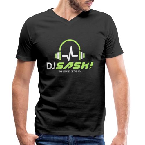 DJ SASH! - Headfone Beep - Stanley/Stella Men's Organic V-Neck T-Shirt 
