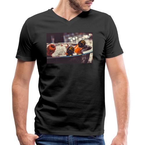Champaign Bekleidung - Männer Bio-T-Shirt mit V-Ausschnitt von Stanley & Stella