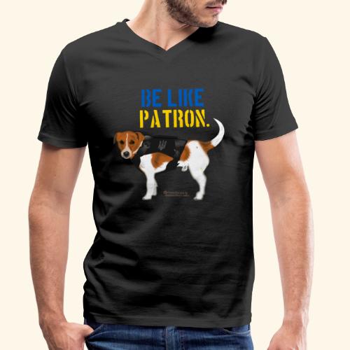 Patron Jack Russell Terrier - Männer Bio-T-Shirt mit V-Ausschnitt von Stanley & Stella