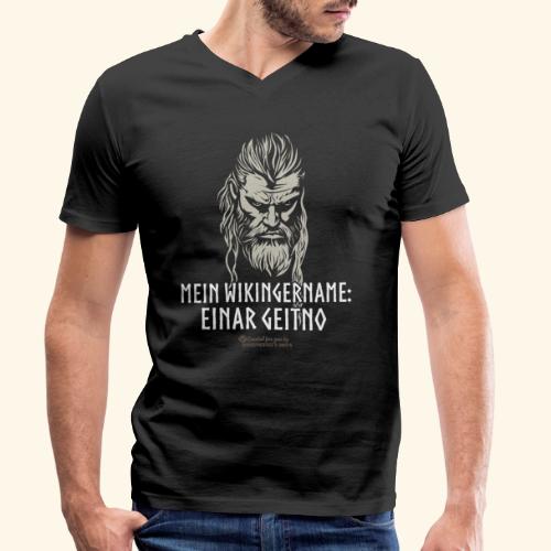 Wikinger Einar Geitno - Stanley/Stella Männer Bio-T-Shirt mit V-Ausschnitt