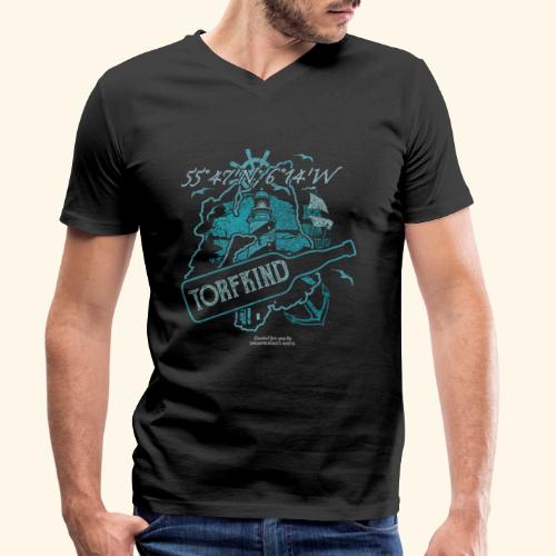 Whisky Nerd T-Shirt Design Torfkind - Männer Bio-T-Shirt mit V-Ausschnitt von Stanley & Stella