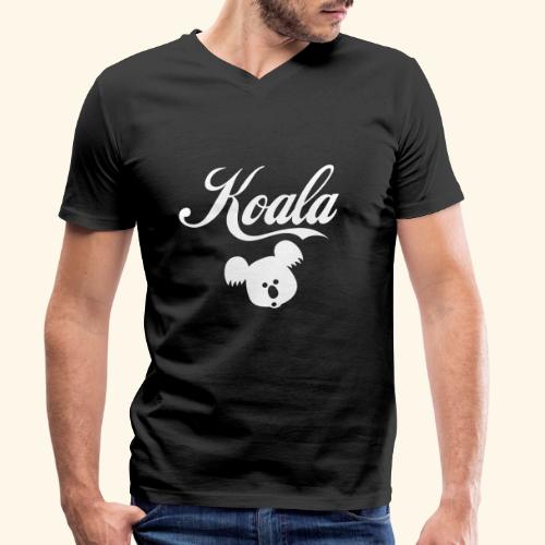 Koala Cartoon Kawaii Style - Stanley/Stella Männer Bio-T-Shirt mit V-Ausschnitt