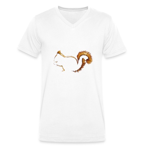 Eichhörnchen - Männer Bio-T-Shirt mit V-Ausschnitt von Stanley & Stella