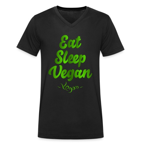 Eat Sleep Vegan - Stanley & Stellan miesten luomupikeepaita