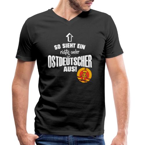 Cooler Ostdeutscher - Stanley/Stella Männer Bio-T-Shirt mit V-Ausschnitt