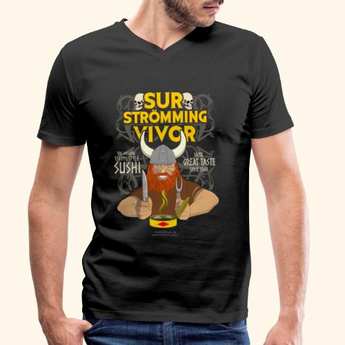 Surströmming Survivor - Männer Bio-T-Shirt mit V-Ausschnitt von Stanley & Stella