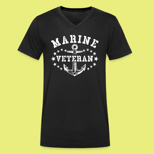 Marine Veteran - Stanley/Stella Männer Bio-T-Shirt mit V-Ausschnitt