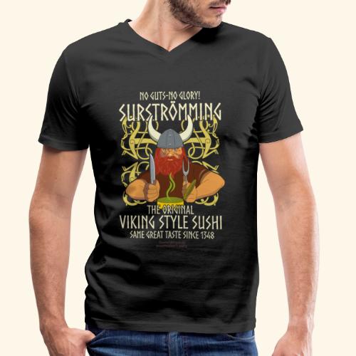 Surströmming Viking Style Sushi - Männer Bio-T-Shirt mit V-Ausschnitt von Stanley & Stella