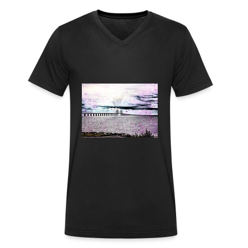 Öresundsbron - Ekologisk T-shirt med V-ringning herr från Stanley & Stella