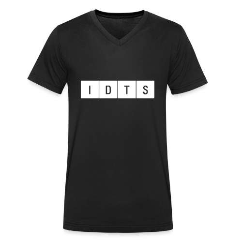 IDioTS VIT - Ekologisk T-shirt med V-ringning herr från Stanley & Stella