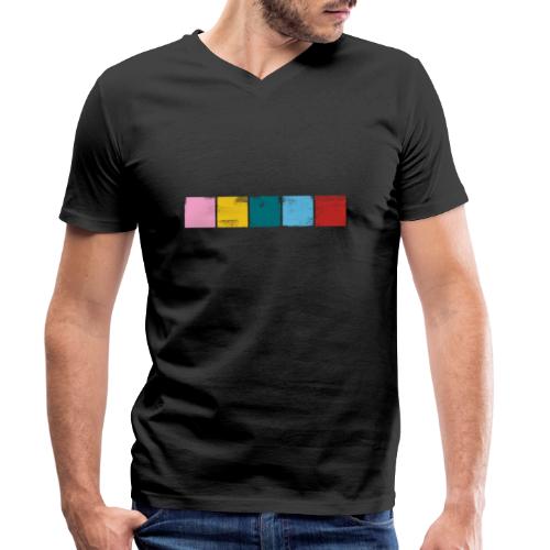 Stabil Farben ohne Logo - Stanley/Stella Männer Bio-T-Shirt mit V-Ausschnitt
