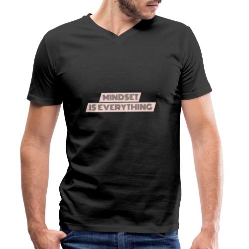 Mindset is everything - Stanley/Stella Männer Bio-T-Shirt mit V-Ausschnitt