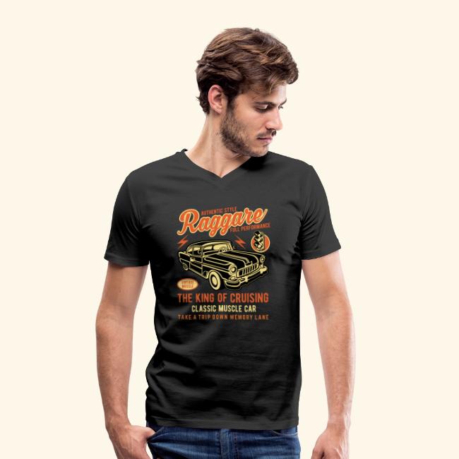 Raggare Vintage Custom Car T Shirt Design