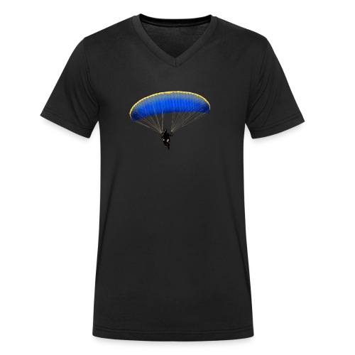 paragliding - Männer Bio-T-Shirt mit V-Ausschnitt von Stanley & Stella