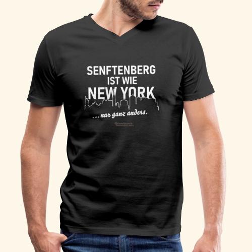 Senftenberg T-Shirt - Männer Bio-T-Shirt mit V-Ausschnitt von Stanley & Stella