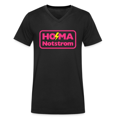 HO MA Shirt Logo - Männer Bio-T-Shirt mit V-Ausschnitt von Stanley & Stella