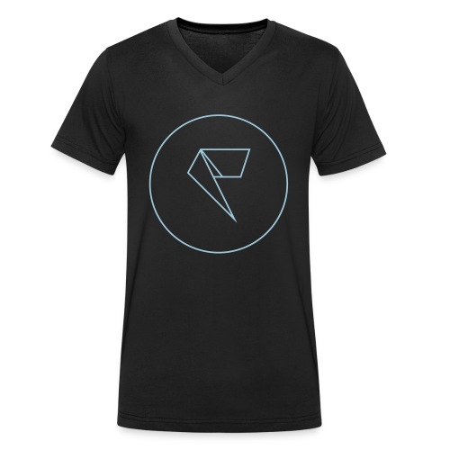 Logo Factornews.com minimaliste - T-shirt bio col V Stanley/Stella Homme