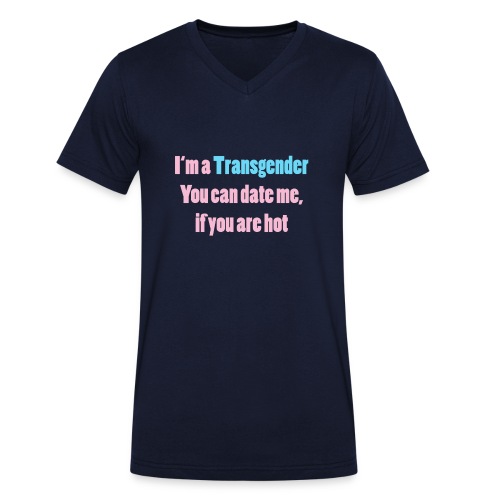 Single transgender - Männer Bio-T-Shirt mit V-Ausschnitt von Stanley & Stella