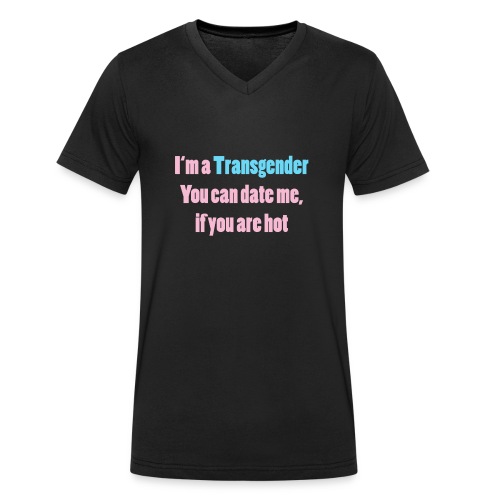 Single transgender - Männer Bio-T-Shirt mit V-Ausschnitt von Stanley & Stella