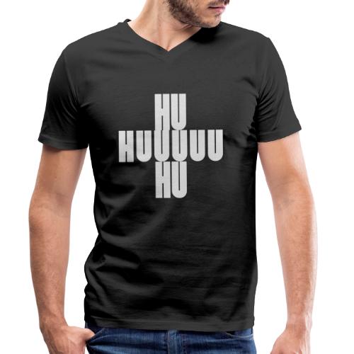 HUUUHU Schlachtruf - Männer Bio-T-Shirt mit V-Ausschnitt von Stanley & Stella