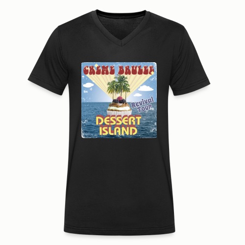 Dessert Island - Men's Organic V-Neck T-Shirt by Stanley & Stella