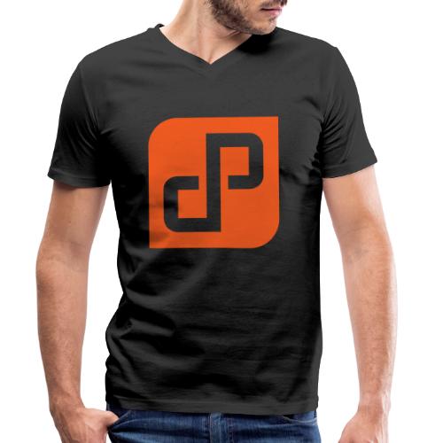 DP Orange (cutout) - Men's Organic V-Neck T-Shirt by Stanley & Stella