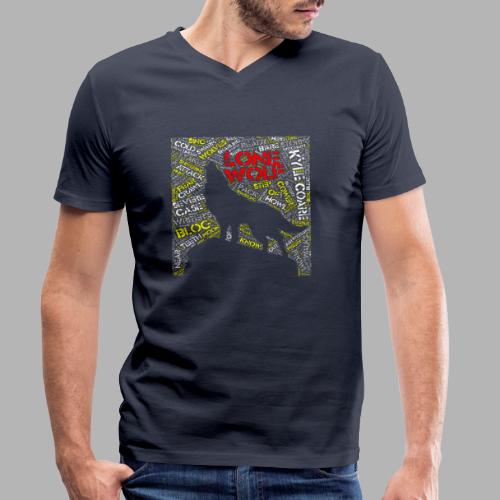 Lone Wolf - Stanley/Stella Men's Organic V-Neck T-Shirt 