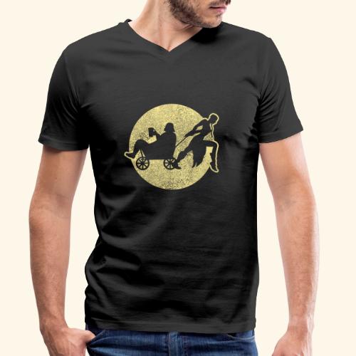 Vatertag T Shirt Design - coole Geschenkidee - Männer Bio-T-Shirt mit V-Ausschnitt von Stanley & Stella