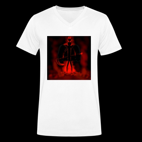 Corrupted Nightcrawler - Men's Organic V-Neck T-Shirt by Stanley & Stella
