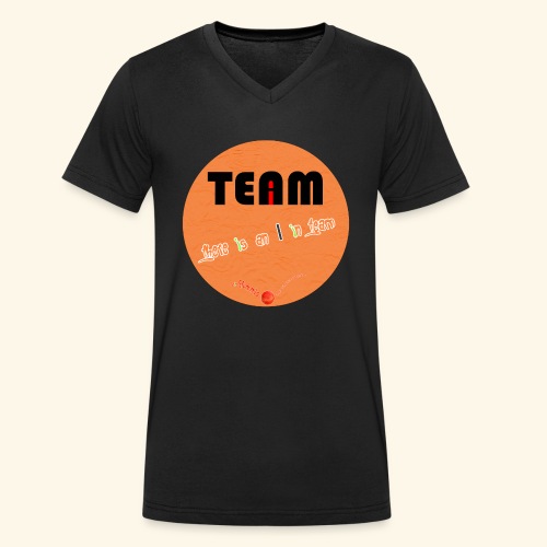 There is an I in Team - Stanley/Stella Männer Bio-T-Shirt mit V-Ausschnitt